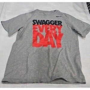 Nike Swagger Every Day Tshirt Youth Boys Gray Size Small